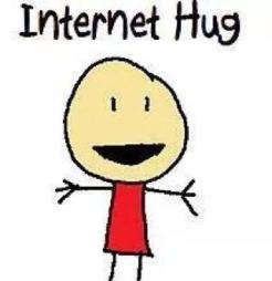 Internet hug